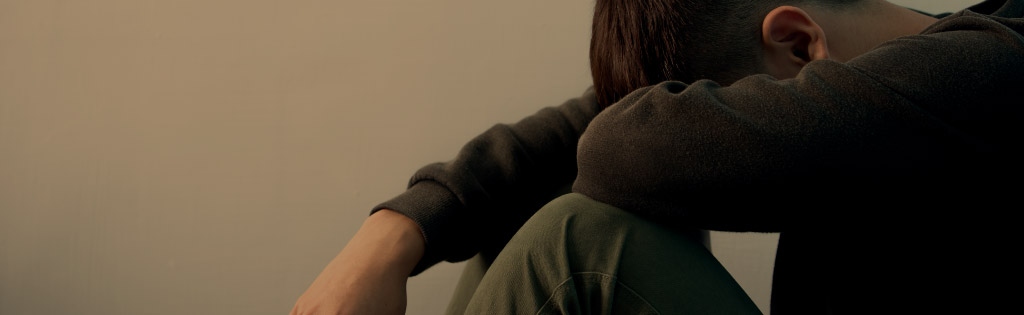 Persona con ansiedad y depresión